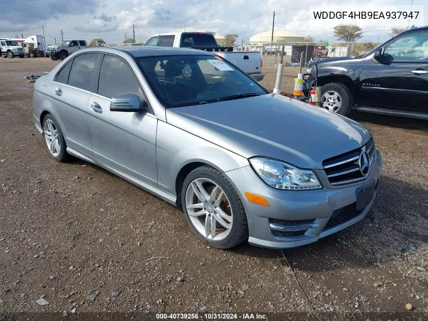 2014 Mercedes-Benz C-Class C 250 Sport/Luxury VIN: WDDGF4HB9EA937947 Lot: 40739256