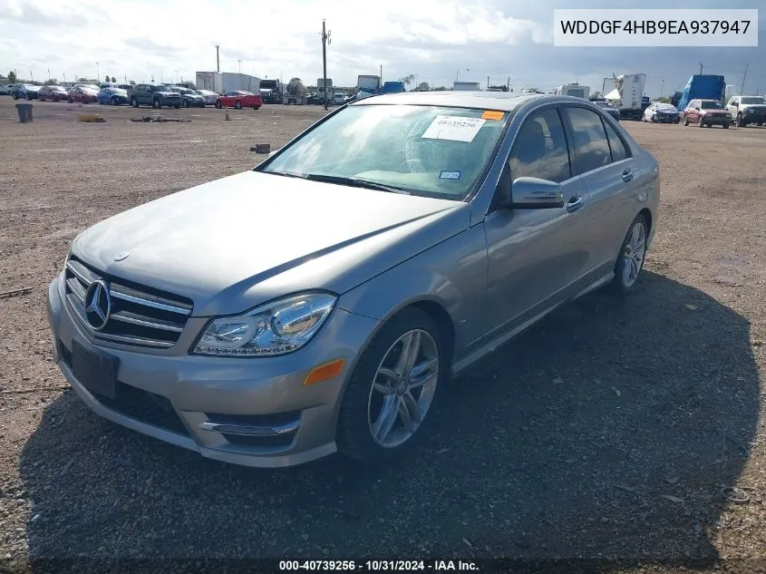 2014 Mercedes-Benz C-Class C 250 Sport/Luxury VIN: WDDGF4HB9EA937947 Lot: 40739256