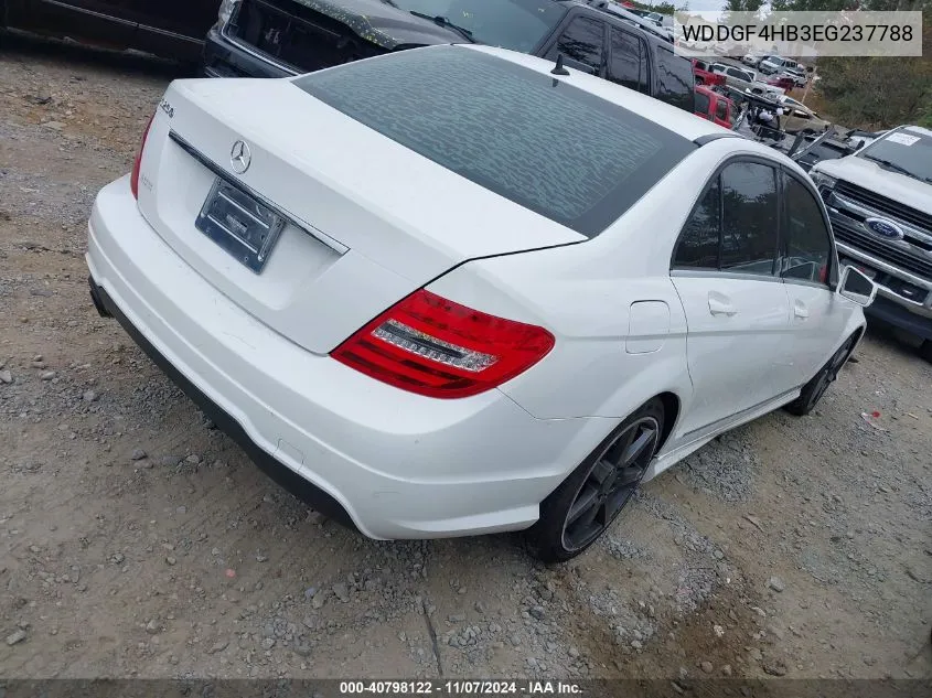 2014 Mercedes-Benz C 250 Luxury/Sport VIN: WDDGF4HB3EG237788 Lot: 40798122