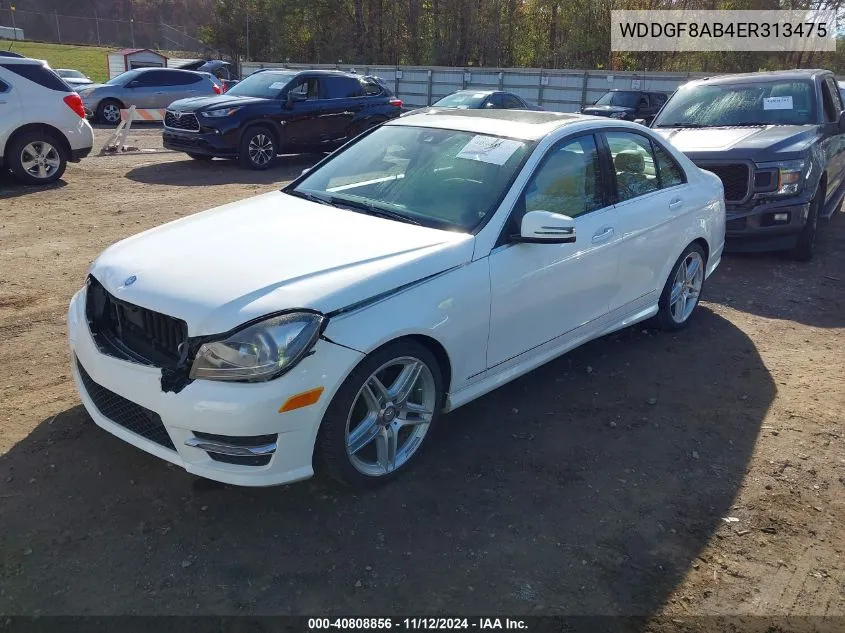 2014 Mercedes-Benz C 300 C 300 Luxury/Sport 4Matic VIN: WDDGF8AB4ER313475 Lot: 40808856