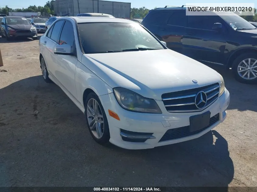 2014 Mercedes-Benz C 250 Luxury/Sport VIN: WDDGF4HBXER310210 Lot: 40834102