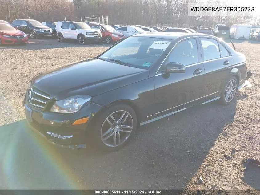 2014 Mercedes-Benz C 300 Luxury 4Matic/Sport 4Matic VIN: WDDGF8AB7ER305273 Lot: 40835611