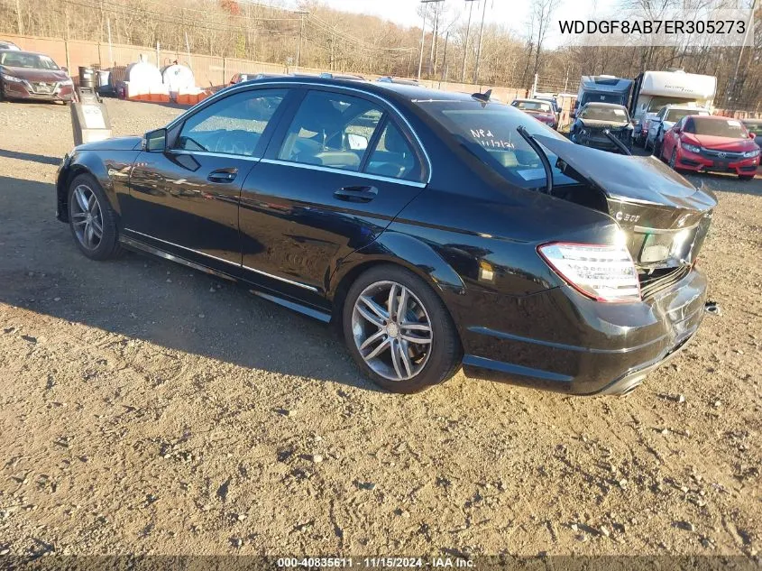 2014 Mercedes-Benz C 300 Luxury 4Matic/Sport 4Matic VIN: WDDGF8AB7ER305273 Lot: 40835611