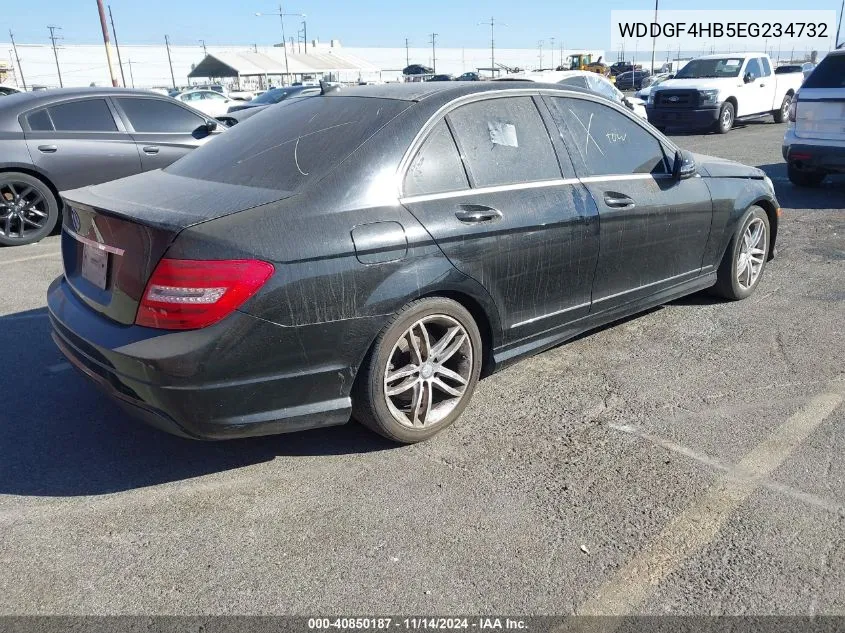 2014 Mercedes-Benz C 250 Luxury/Sport VIN: WDDGF4HB5EG234732 Lot: 40850187