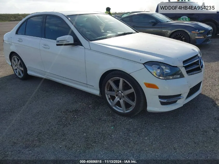 2014 Mercedes-Benz C 250 Luxury/Sport VIN: WDDGF4HB4EA954235 Lot: 40856815