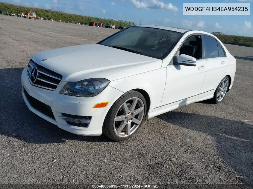 2014 Mercedes-Benz C 250 Luxury/Sport VIN: WDDGF4HB4EA954235 Lot: 40856815