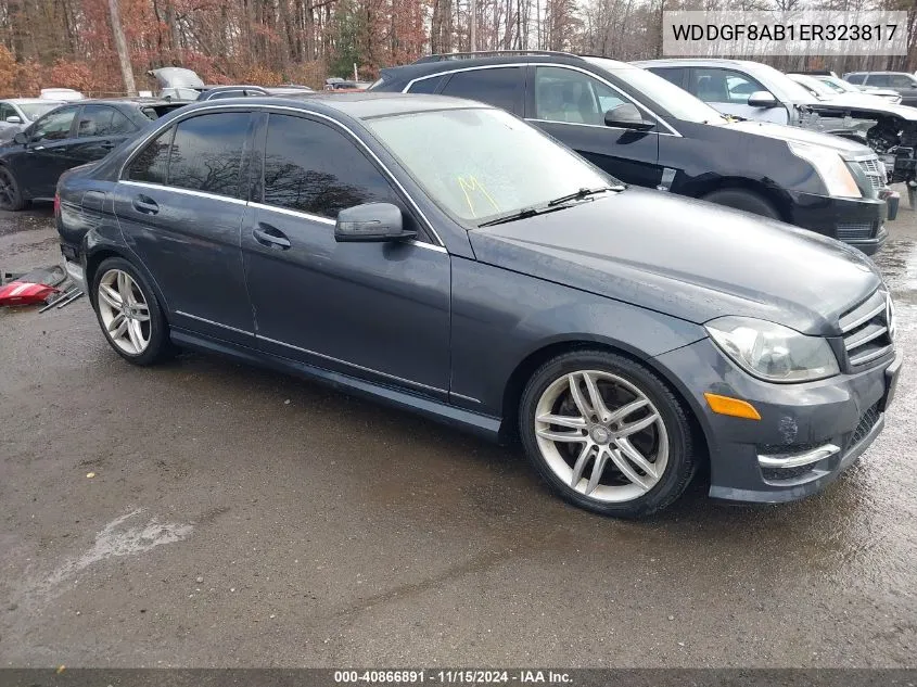 2014 Mercedes-Benz C 300 Luxury 4Matic/Sport 4Matic VIN: WDDGF8AB1ER323817 Lot: 40866891