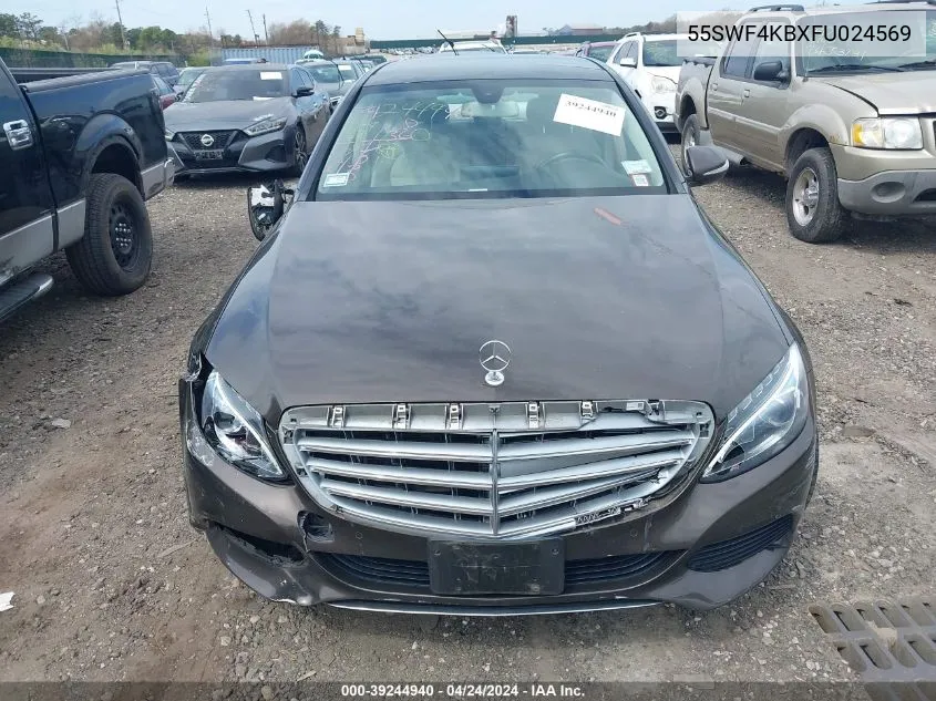 2015 Mercedes-Benz C 300 4Matic/Luxury 4Matic/Sport 4Matic VIN: 55SWF4KBXFU024569 Lot: 39244940