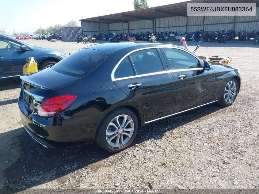 2015 Mercedes-Benz C 300 Luxury/Sport VIN: 55SWF4JBXFU083364 Lot: 39342681