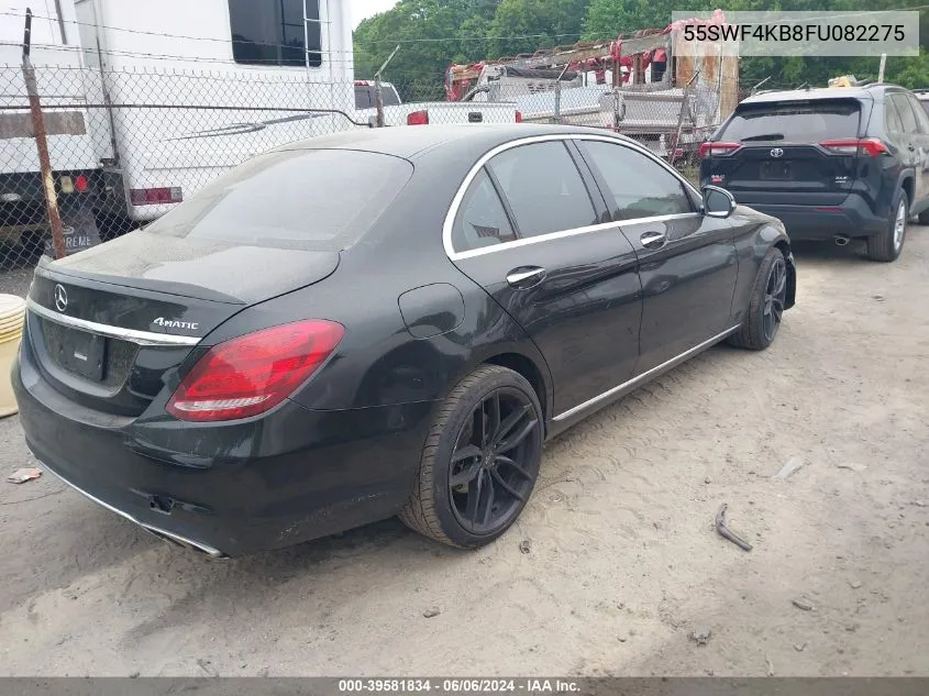 2015 Mercedes-Benz C 300 4Matic/Luxury 4Matic/Sport 4Matic VIN: 55SWF4KB8FU082275 Lot: 39581834