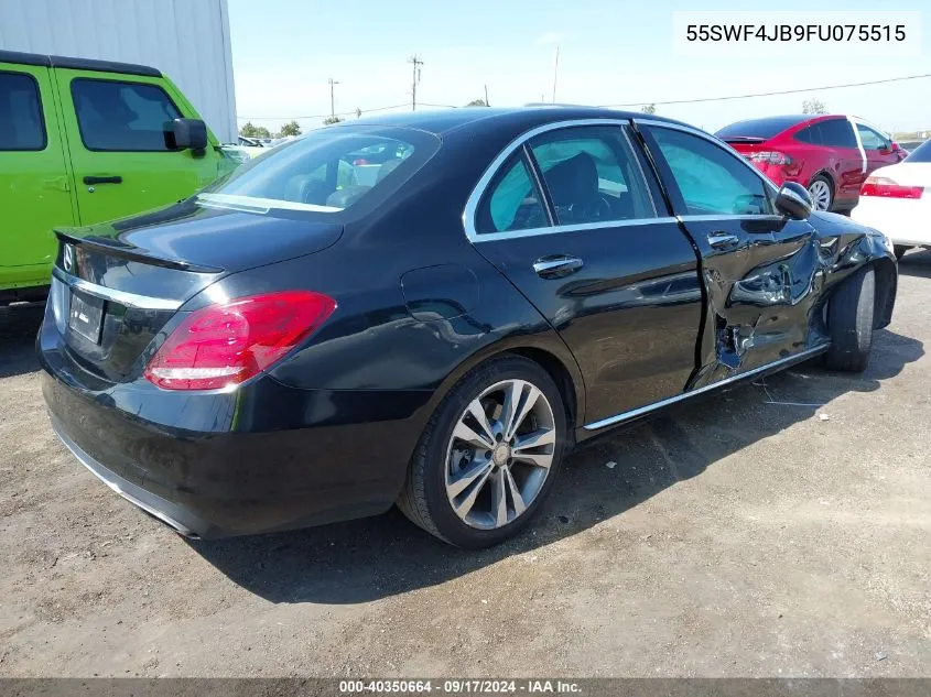 2015 Mercedes-Benz C 300 Luxury/Sport VIN: 55SWF4JB9FU075515 Lot: 40350664