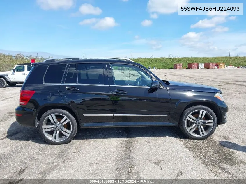 2015 Mercedes-Benz Glk 350 VIN: 55SWF4JB6HU224093 Lot: 40489603