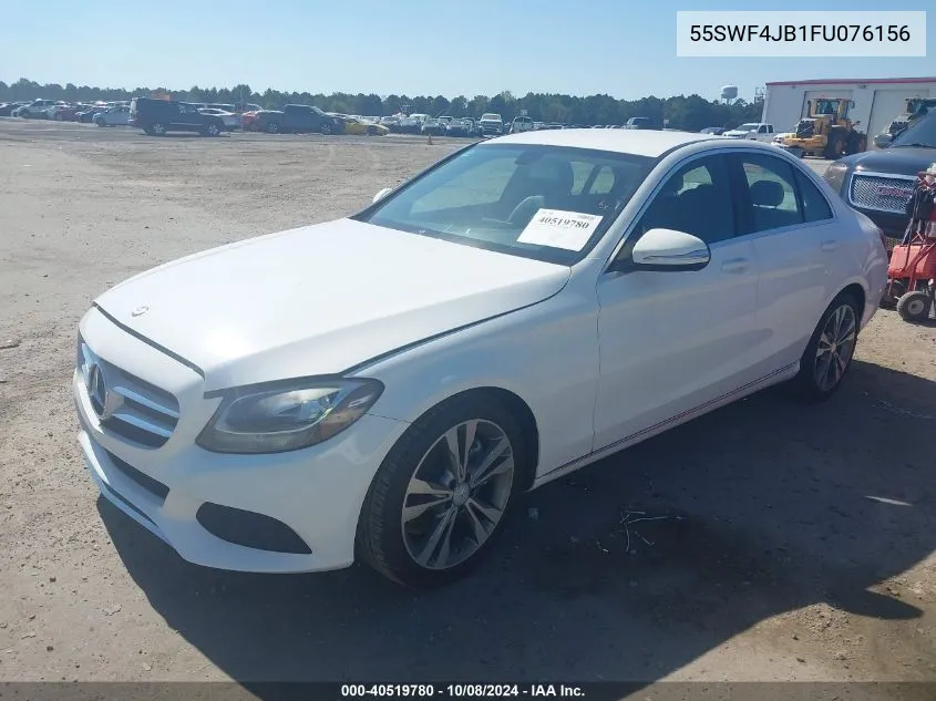 2015 Mercedes-Benz C 300 300 VIN: 55SWF4JB1FU076156 Lot: 40519780