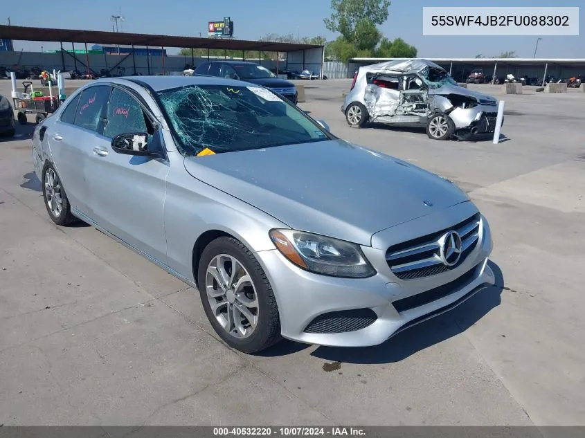 2015 Mercedes-Benz C 300 Luxury/Sport VIN: 55SWF4JB2FU088302 Lot: 40532220