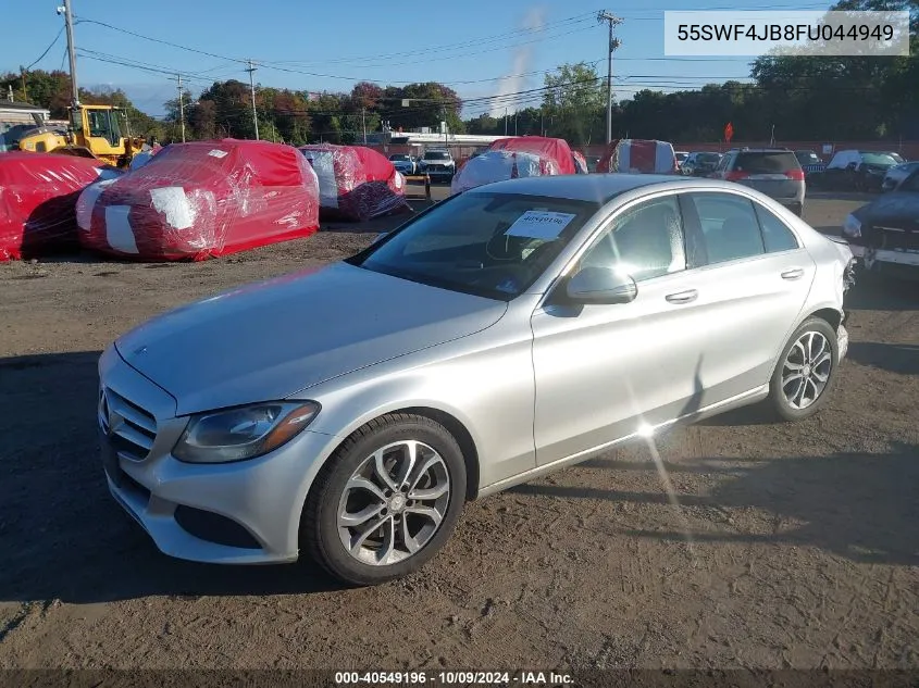 2015 Mercedes-Benz C 300 VIN: 55SWF4JB8FU044949 Lot: 40549196