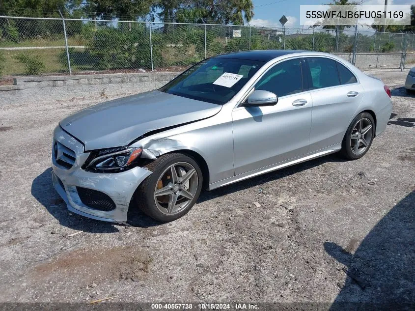 2015 Mercedes-Benz C 300 Luxury/Sport VIN: 55SWF4JB6FU051169 Lot: 40557738