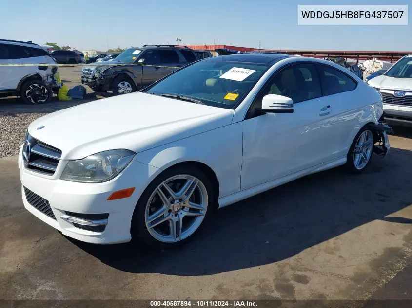 2015 Mercedes-Benz C 350 Sport VIN: WDDGJ5HB8FG437507 Lot: 40587894