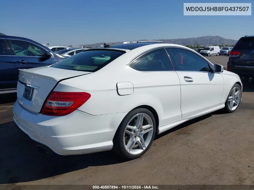 2015 Mercedes-Benz C 350 Sport VIN: WDDGJ5HB8FG437507 Lot: 40587894