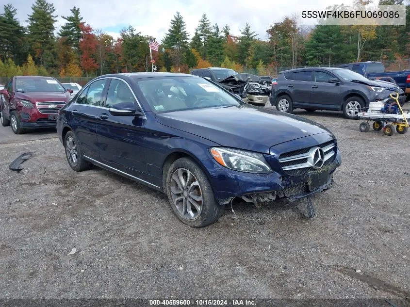 2015 Mercedes-Benz C 300 4Matic/Luxury 4Matic/Sport 4Matic VIN: 55SWF4KB6FU069086 Lot: 40589600