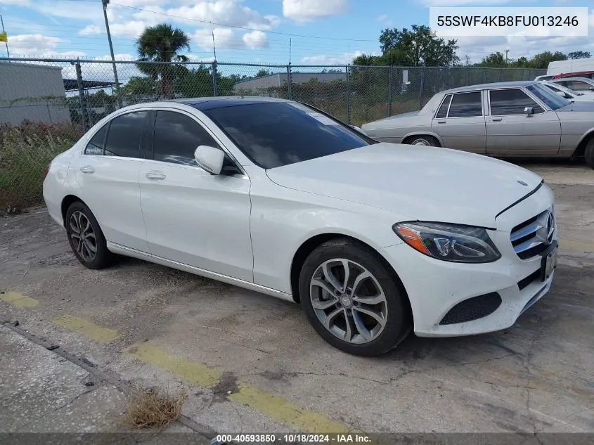 2015 Mercedes-Benz C 300 4Matic/Luxury 4Matic/Sport 4Matic VIN: 55SWF4KB8FU013246 Lot: 40593850