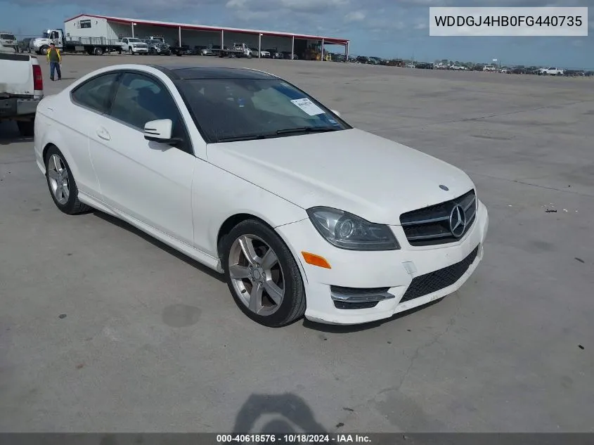 2015 Mercedes-Benz C 250 VIN: WDDGJ4HB0FG440735 Lot: 40618576