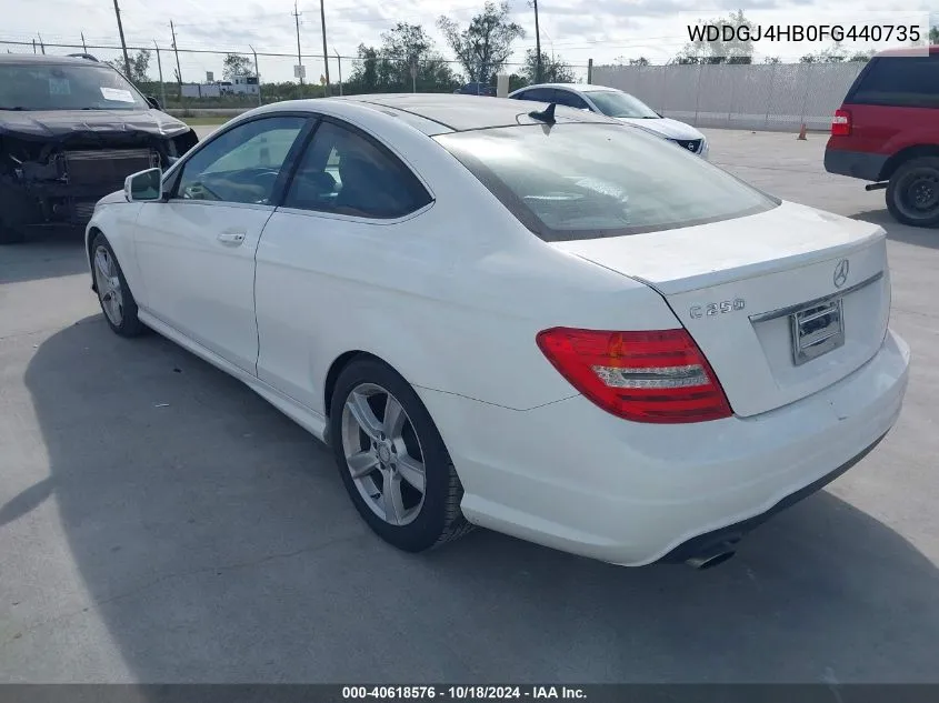 2015 Mercedes-Benz C 250 VIN: WDDGJ4HB0FG440735 Lot: 40618576