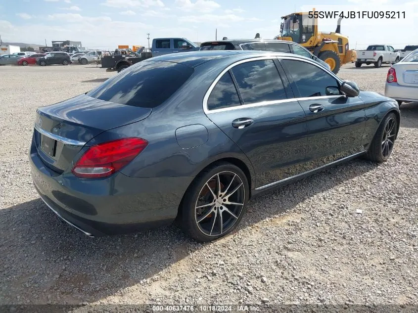 2015 Mercedes-Benz C 300 Luxury/Sport VIN: 55SWF4JB1FU095211 Lot: 40637476