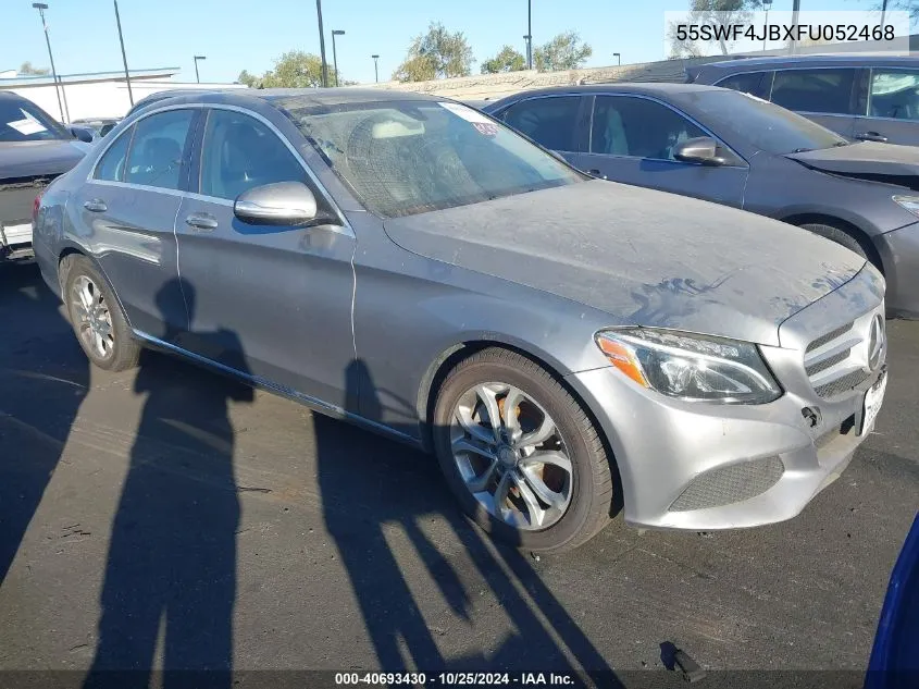 2015 Mercedes-Benz C 300 Luxury/Sport VIN: 55SWF4JBXFU052468 Lot: 40693430