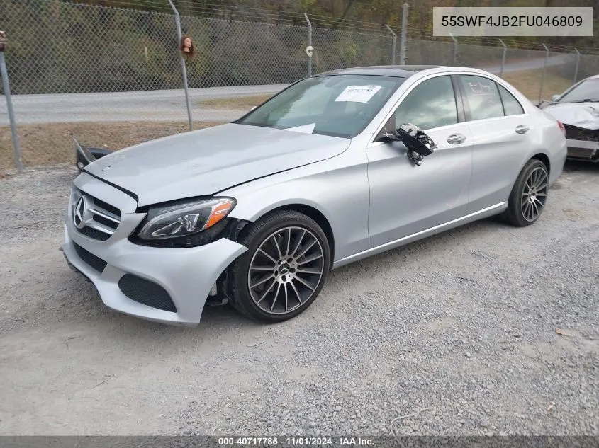 2015 Mercedes-Benz C 300 Luxury/Sport VIN: 55SWF4JB2FU046809 Lot: 40717785