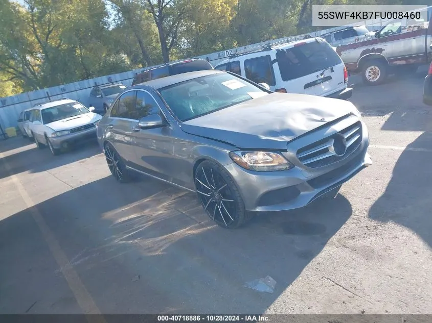 2015 Mercedes-Benz C 300 4Matic VIN: 55SWF4KB7FU008460 Lot: 40718886