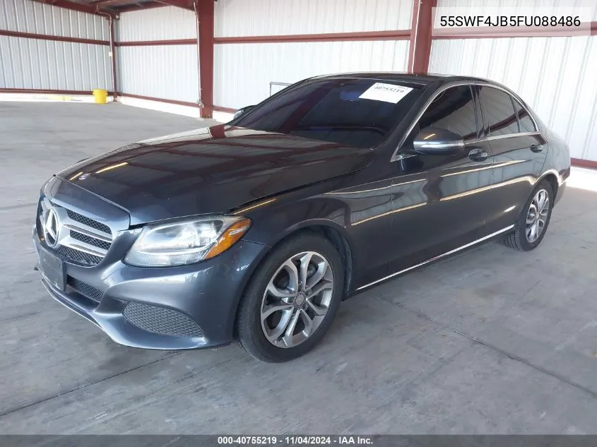 2015 Mercedes-Benz C 300 Luxury/Sport VIN: 55SWF4JB5FU088486 Lot: 40755219