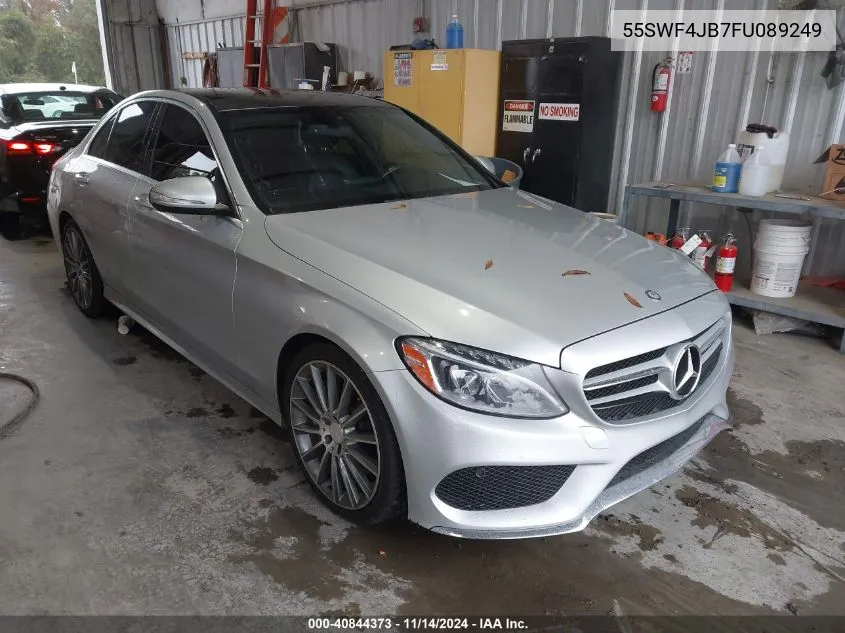 2015 Mercedes-Benz C 300 Luxury/Sport VIN: 55SWF4JB7FU089249 Lot: 40844373