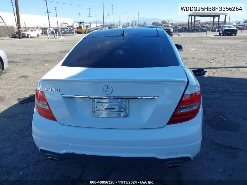 2015 Mercedes-Benz C 350 Sport VIN: WDDGJ5HB8FG356264 Lot: 40856320