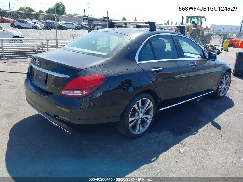 2016 Mercedes-Benz C 300 Luxury/Sport VIN: 55SWF4JB1GU124529 Lot: 40206445