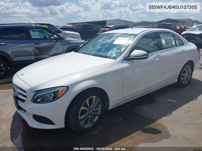 2016 Mercedes-Benz C 300 Luxury/Sport VIN: 55SWF4JB4GU107305 Lot: 40420542