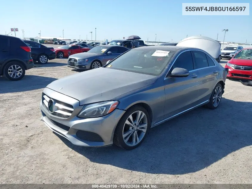 2016 Mercedes-Benz C 300 Luxury/Sport VIN: 55SWF4JB8GU166597 Lot: 40429709