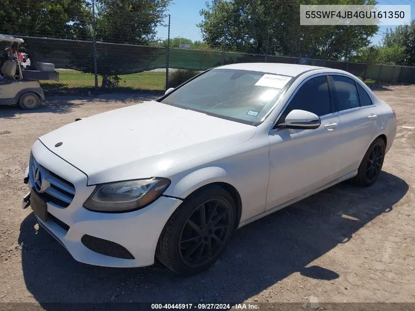 2016 Mercedes-Benz C 300 Luxury/Sport VIN: 55SWF4JB4GU161350 Lot: 40445917