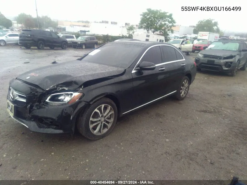 2016 Mercedes-Benz C 300 4Matic/Luxury 4Matic/Sport 4Matic VIN: 55SWF4KBXGU166499 Lot: 40454694