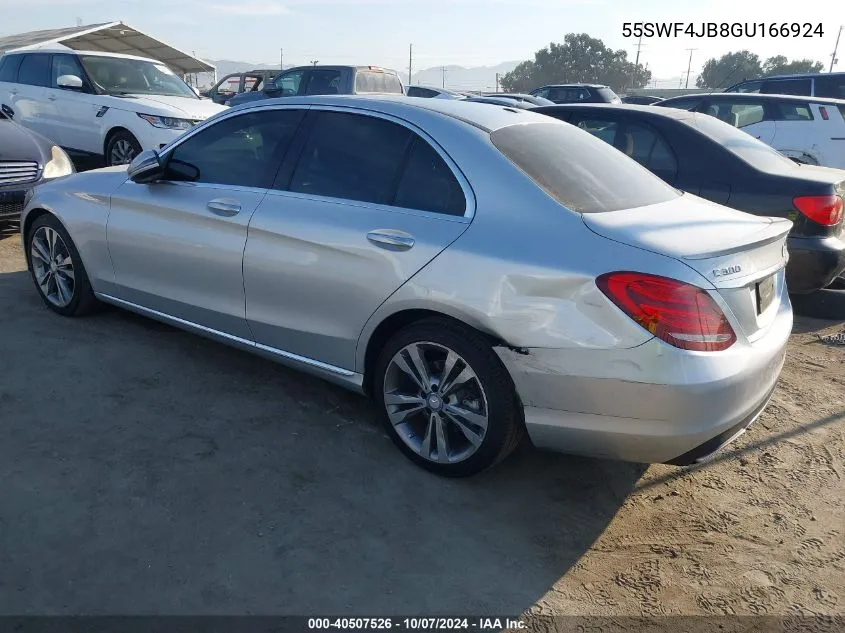 2016 Mercedes-Benz C 300 300 VIN: 55SWF4JB8GU166924 Lot: 40507526