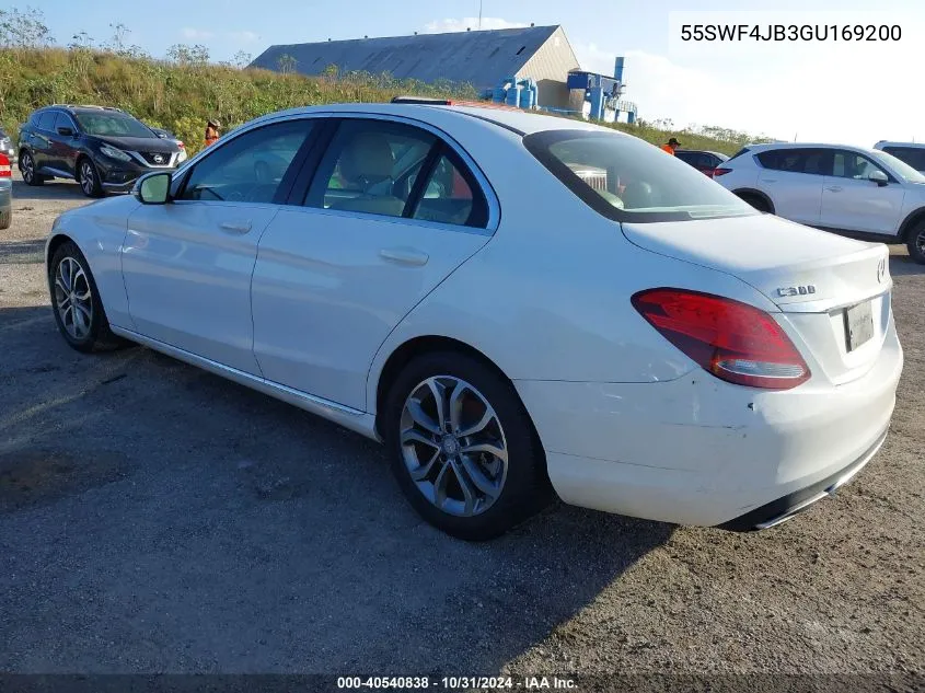 2016 Mercedes-Benz C 300 Luxury/Sport VIN: 55SWF4JB3GU169200 Lot: 40540838