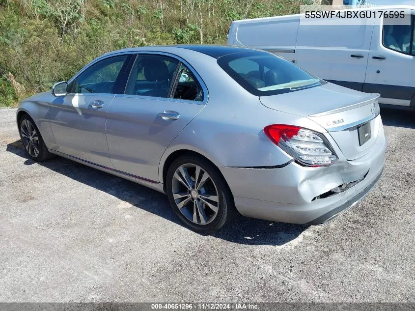 2016 Mercedes-Benz C 300 Luxury/Sport VIN: 55SWF4JBXGU176595 Lot: 40651296