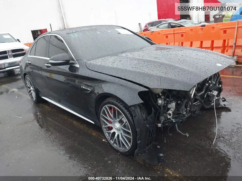 2016 Mercedes-Benz Amg C 63 S VIN: 55SWF8HB7GU101074 Lot: 40732826