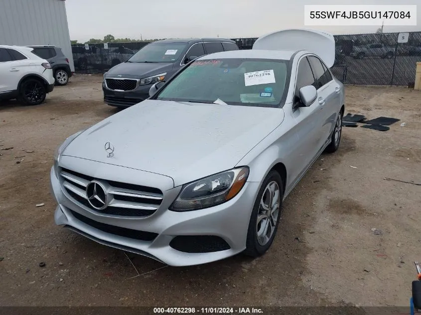 2016 Mercedes-Benz C 300 Luxury/Sport VIN: 55SWF4JB5GU147084 Lot: 40762298