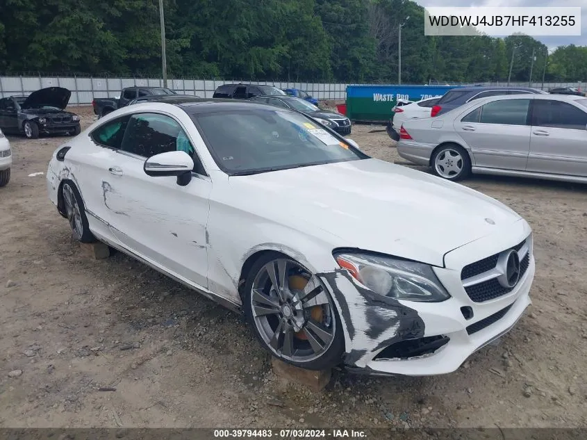 2017 Mercedes-Benz C 300 VIN: WDDWJ4JB7HF413255 Lot: 39794483