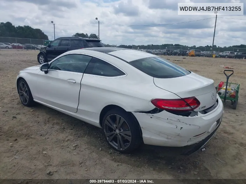 2017 Mercedes-Benz C 300 VIN: WDDWJ4JB7HF413255 Lot: 39794483