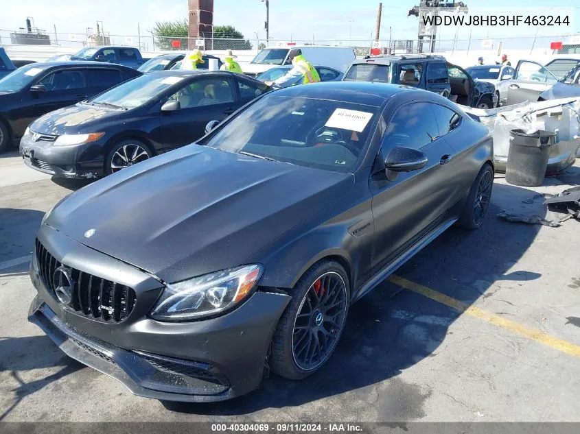 2017 Mercedes-Benz Amg C 63 S VIN: WDDWJ8HB3HF463244 Lot: 40304069