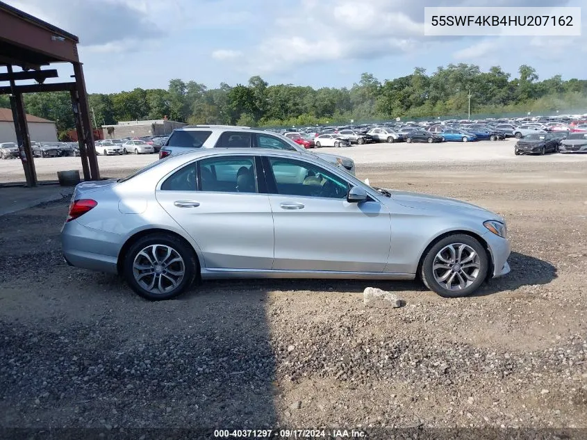 2017 Mercedes-Benz C 300 4Matic/Luxury 4Matic/Sport 4Matic VIN: 55SWF4KB4HU207162 Lot: 40371297