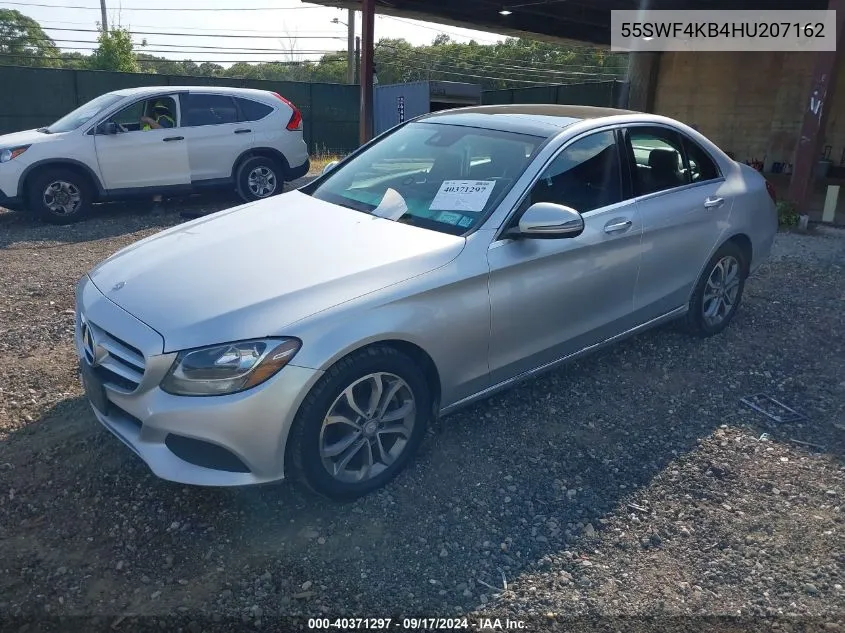 2017 Mercedes-Benz C 300 4Matic/Luxury 4Matic/Sport 4Matic VIN: 55SWF4KB4HU207162 Lot: 40371297