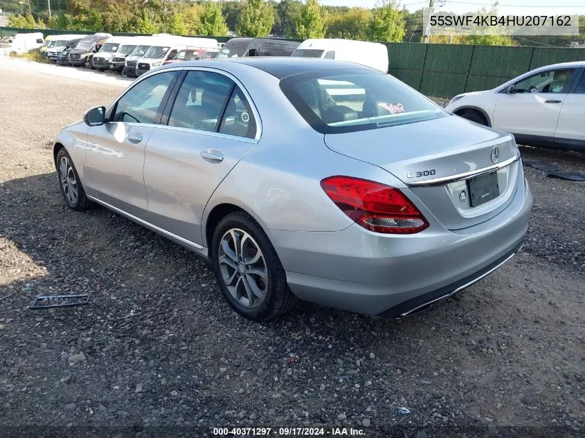 2017 Mercedes-Benz C 300 4Matic/Luxury 4Matic/Sport 4Matic VIN: 55SWF4KB4HU207162 Lot: 40371297