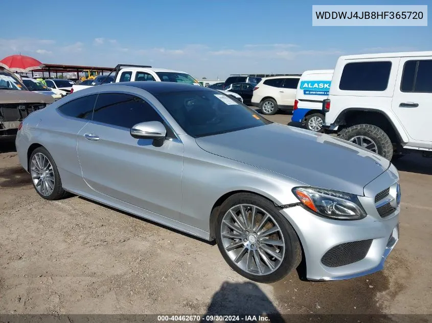 2017 Mercedes-Benz C 300 VIN: WDDWJ4JB8HF365720 Lot: 40462670